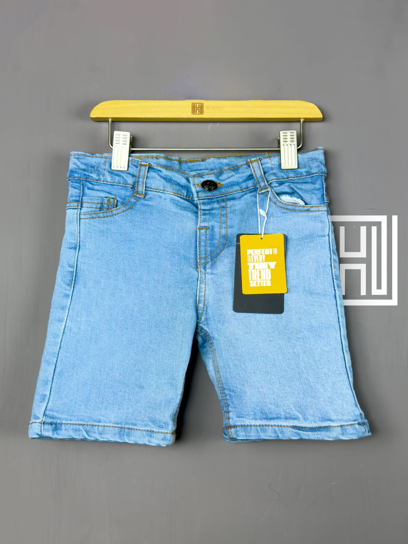 Premium Sky Blue Denim Shorts S03