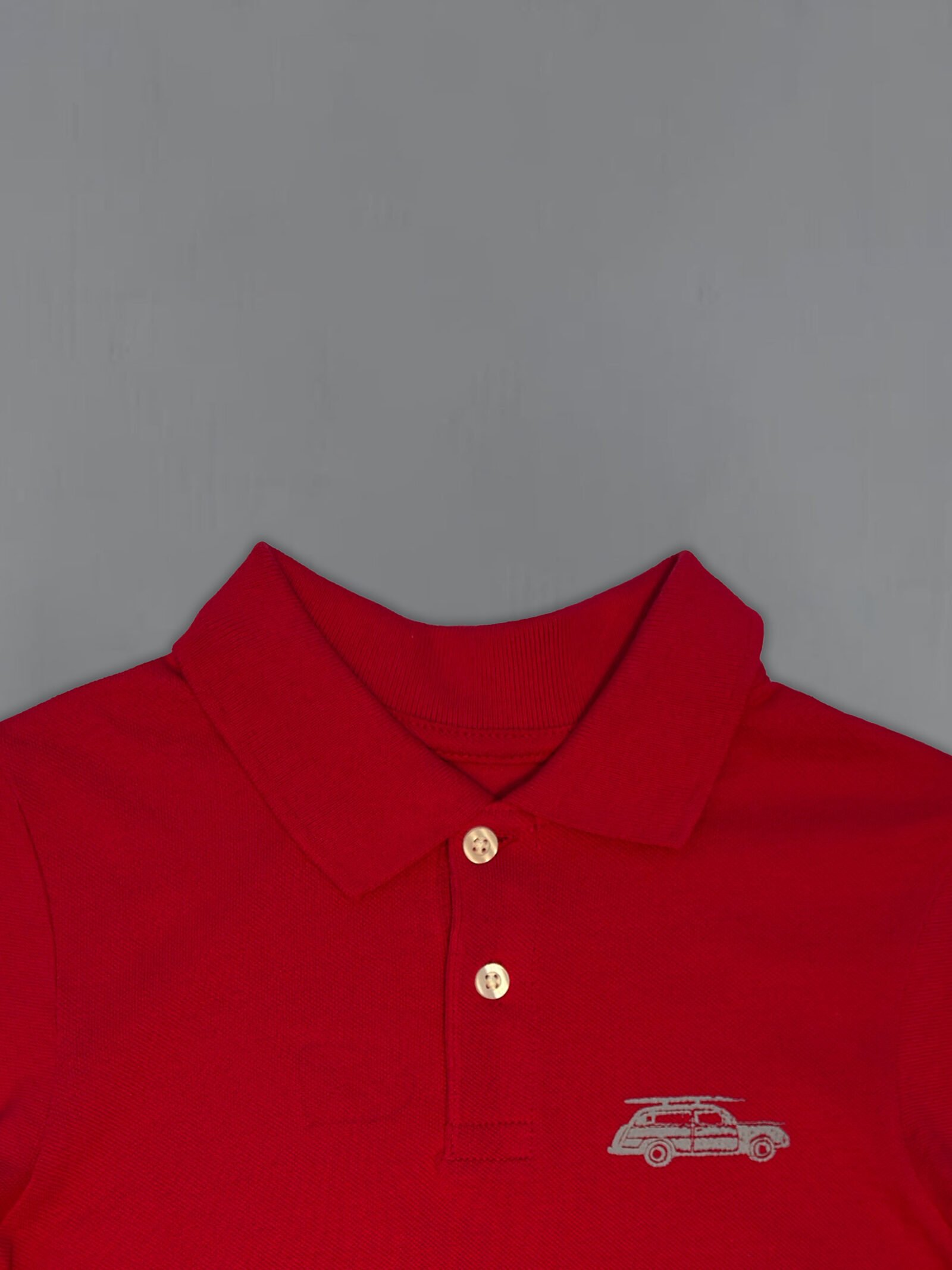 Premium Red Polo Shirt - Image 2