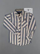 Premium Blue and white Striped Shirt