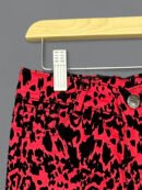 Velvety Red Printed Pant D12-Designer Series