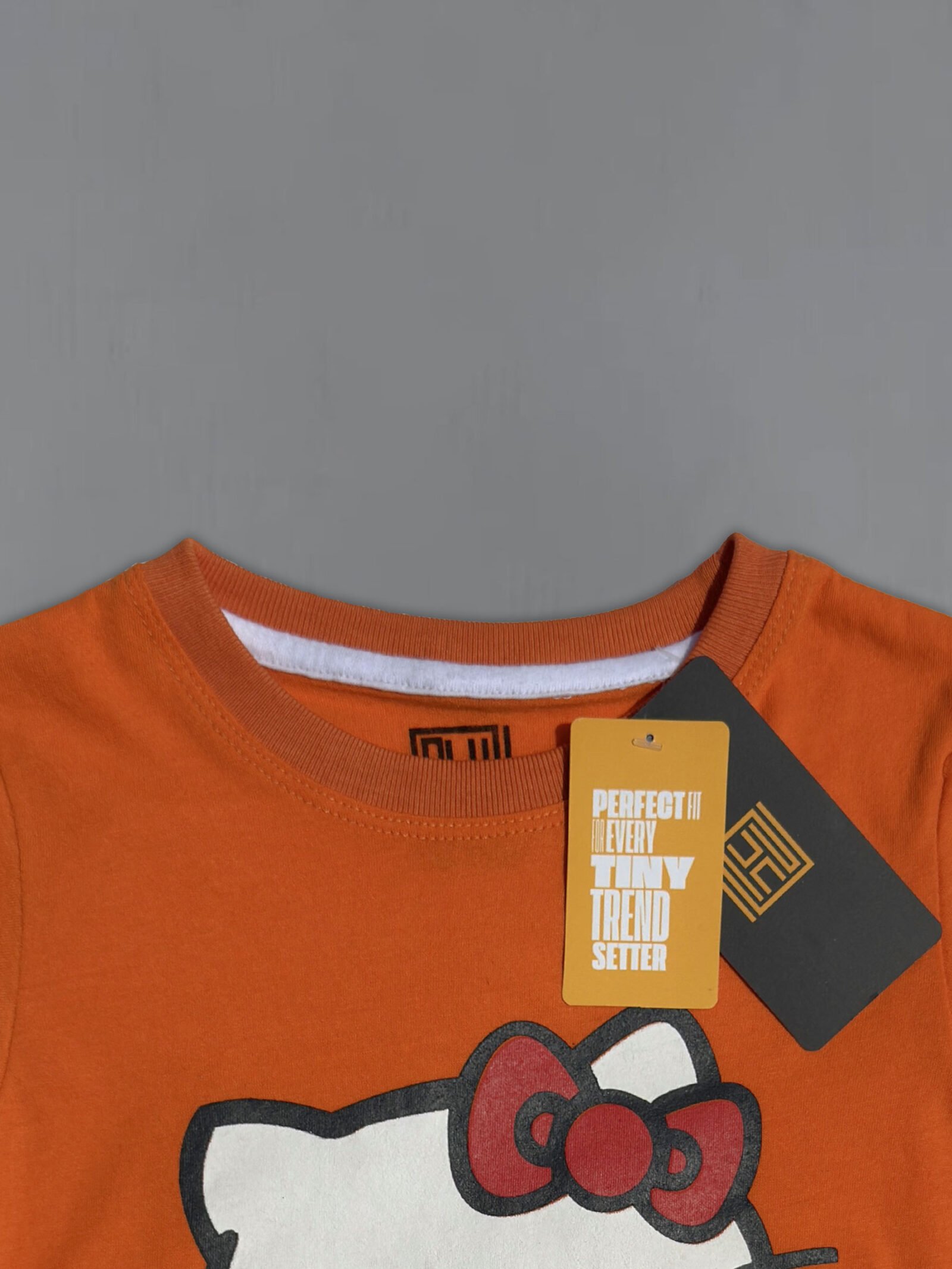 Girls Trendy Premium T-Shirt (Orange Edition) - Image 2