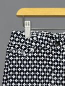 Black Printed Cotton Pant D02-Designer Series