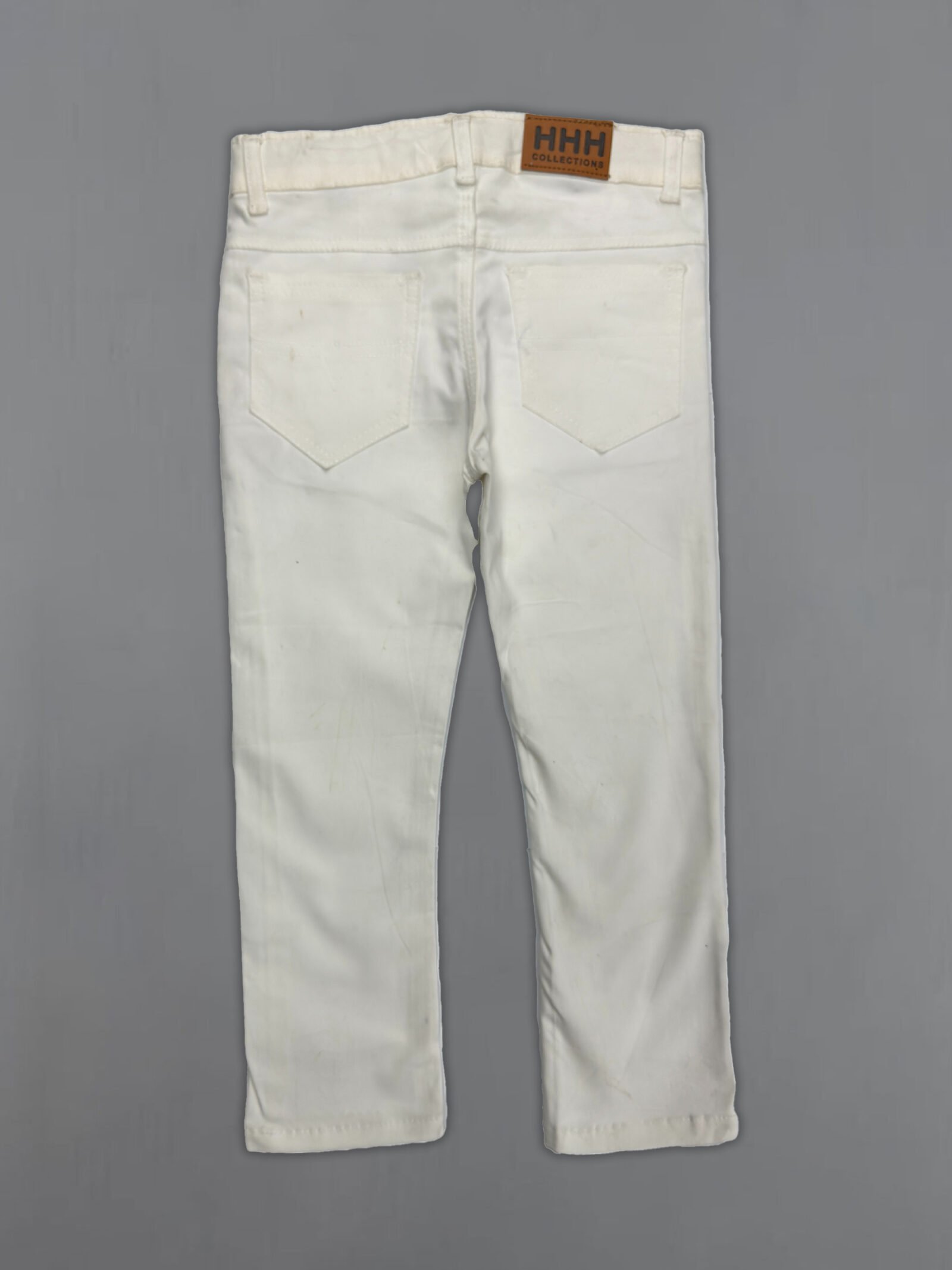 Premium White Denim Pant - Image 3