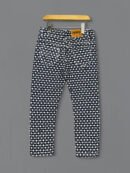 Black Printed Cotton Pant D02-Designer Series