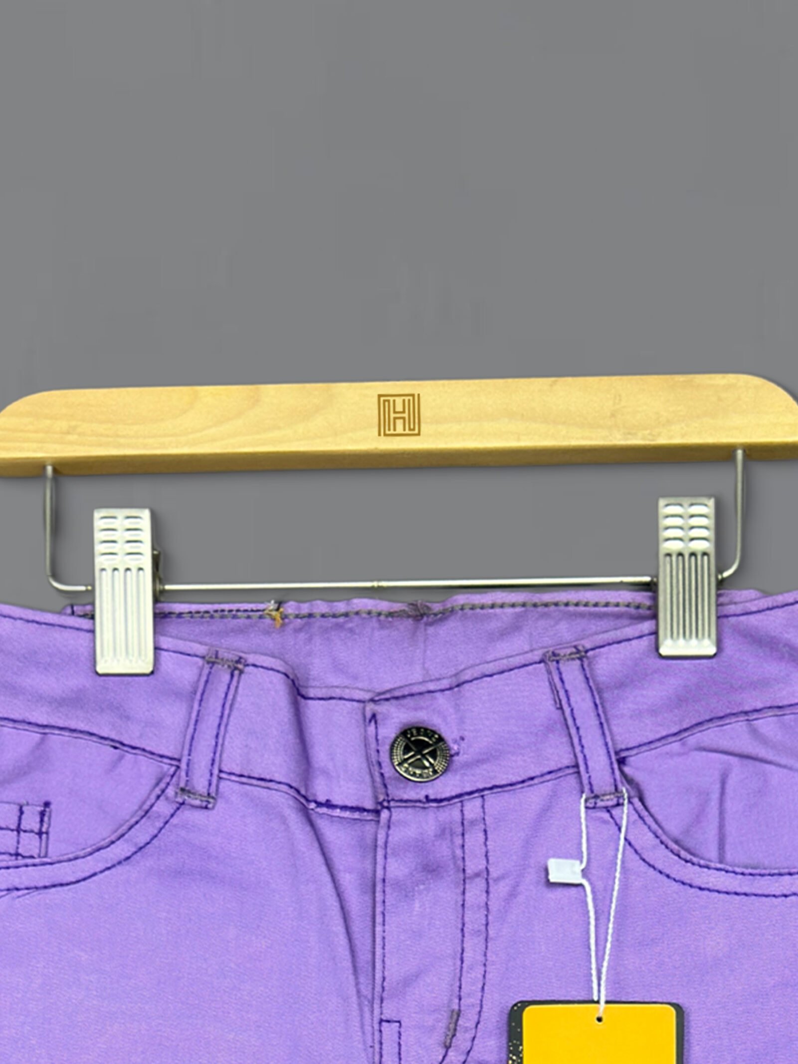 Purple Cotton Pant D10-Designer Series - Image 4