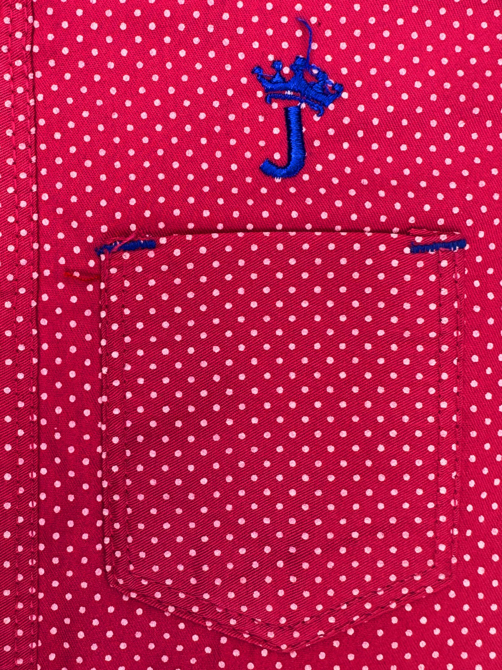 Premium Pink Dotted Shirt - Image 3