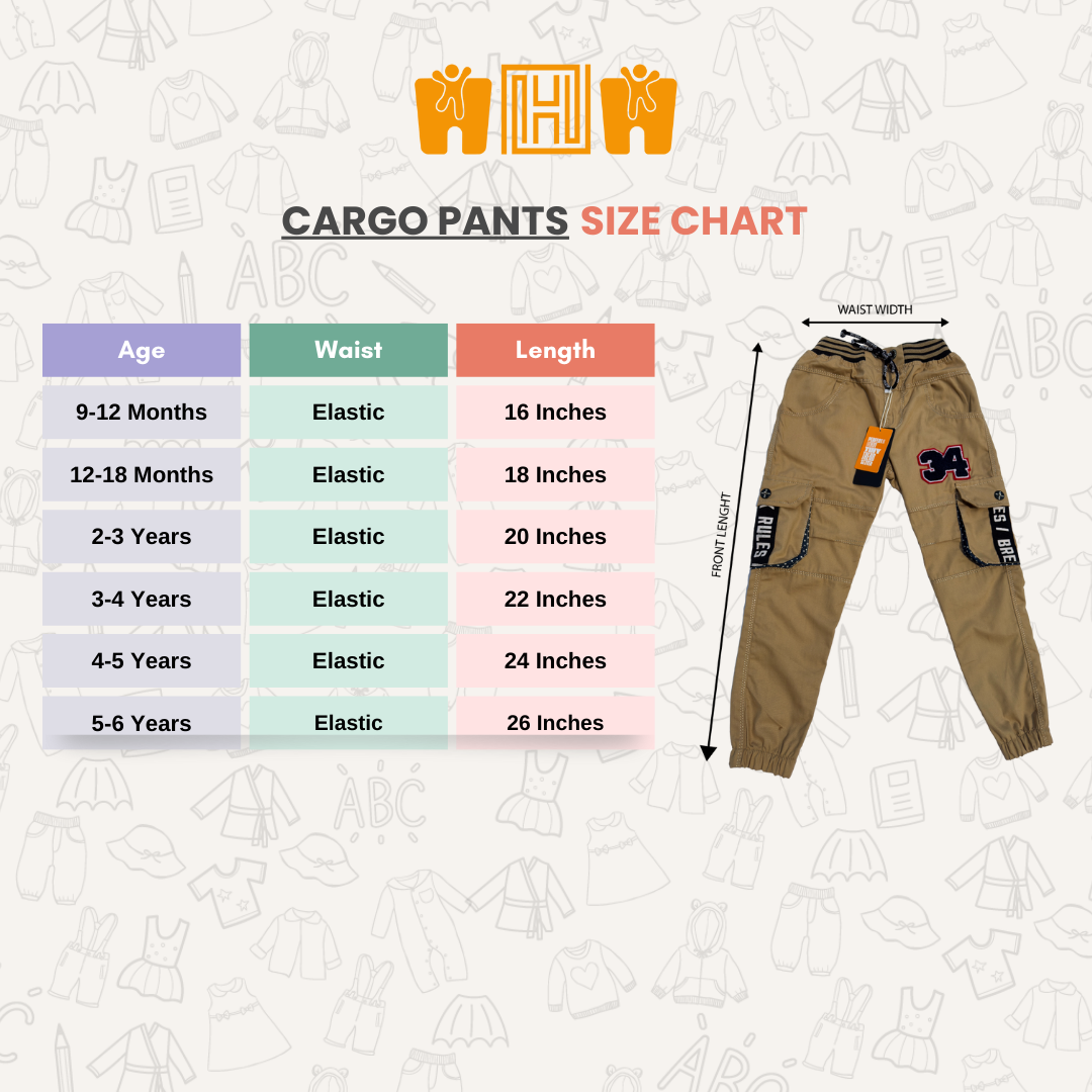 Jogger Pants Size Guide 