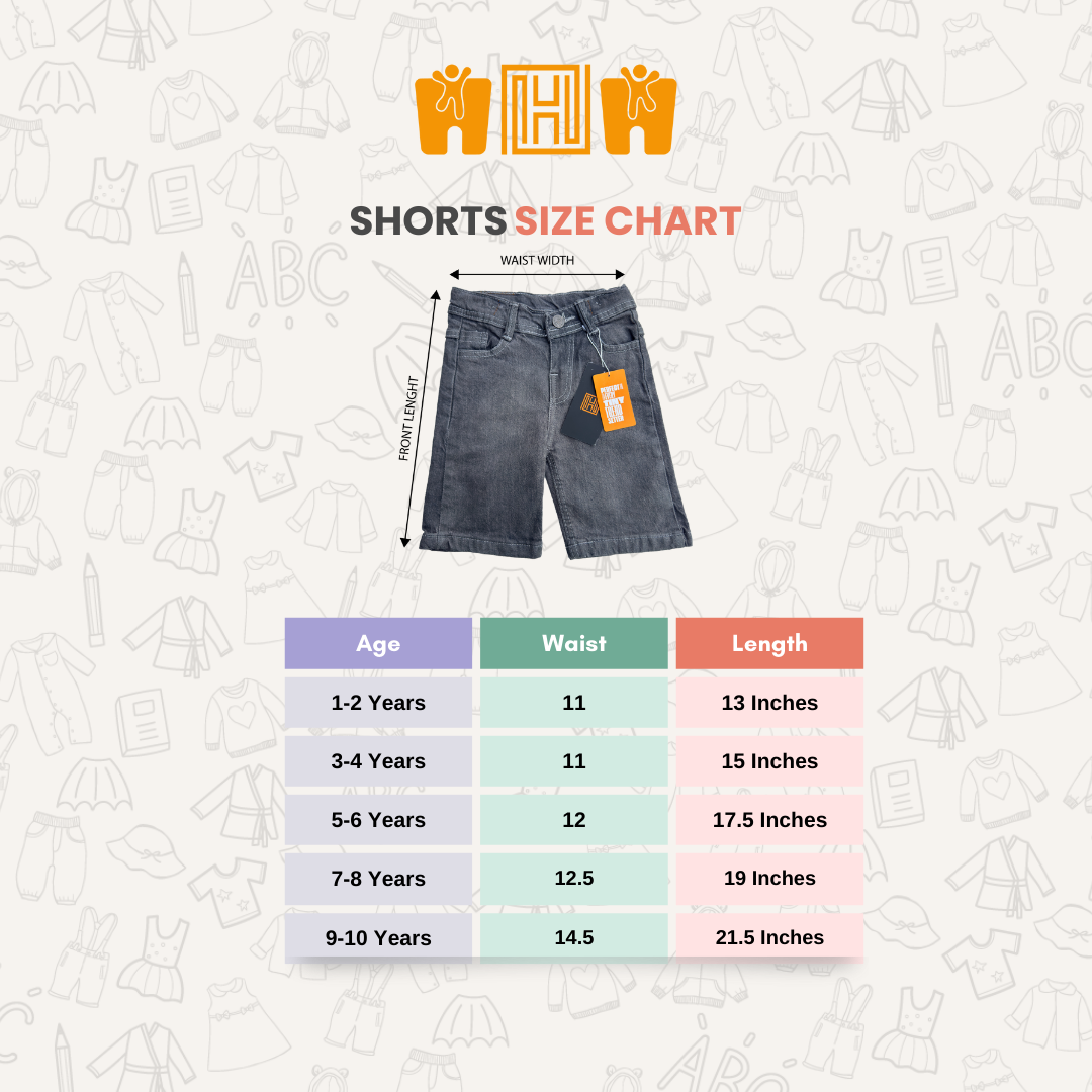 Shorts Size Guide